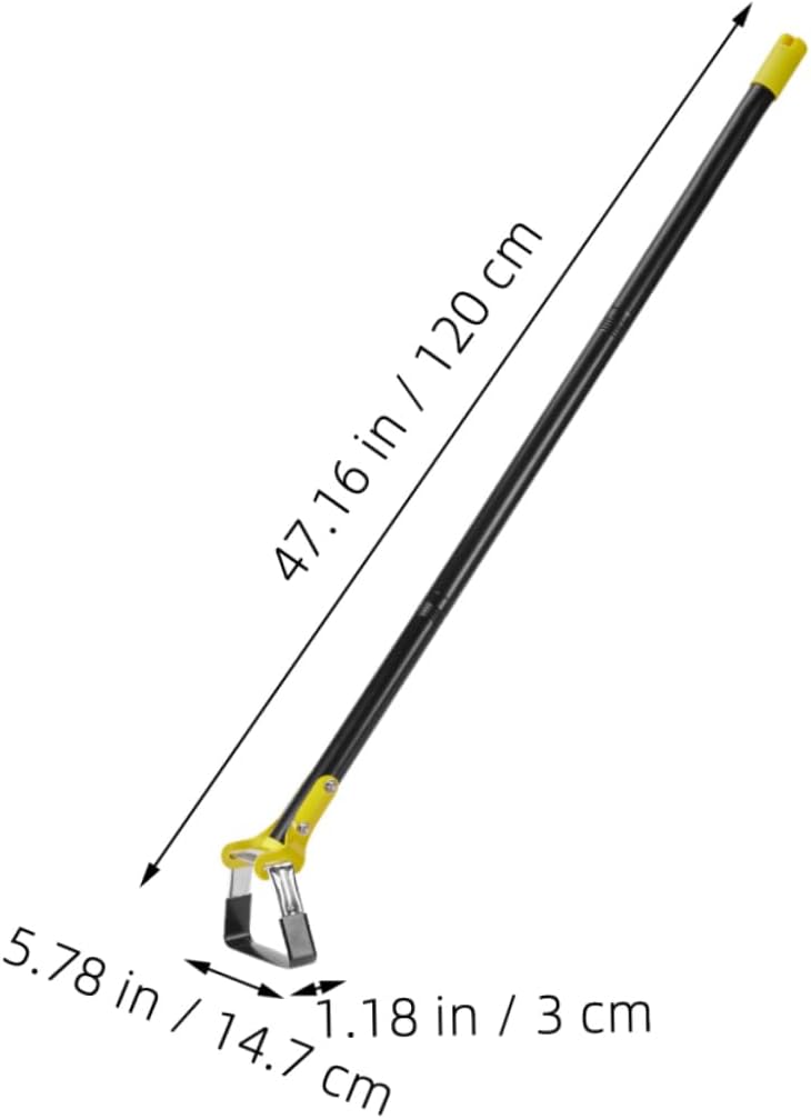 Small Garden Hoe Durable Manganese Hand Tool for Weeding Digging and Loosening Soil Compact Design for Home Hiking Use