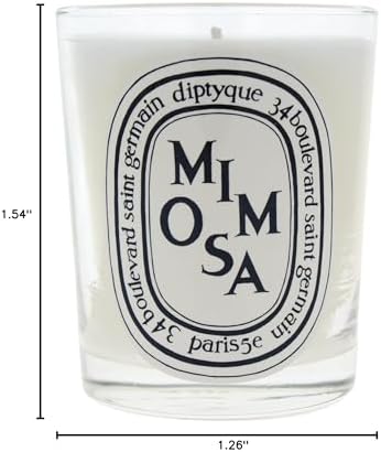 Diptyque Mimosa Candle-6.5 oz.,White,B0043TVXSC - 1