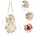 Kssiaz Angel Garden Statue,Fairy Solar Garden Decor with Warm Light,Waterproof Angel Statue with Swing & Holding Bird,Outdoor Garden Decor for Lawn Yard Patio Windowsill Garden Gifts, Apricot