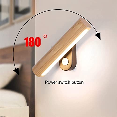 Aplique de pared LED de madera para iluminación de dormitorio y salón 3
