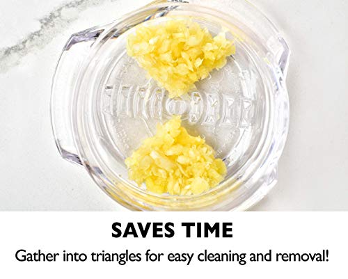 Nextrend Garlic Twister 4th Gen - Ginger, Herb, Nuts & More - Handheld Kitchen Mincer, BPA Free, Dishwasher Safe (Clear) by NexTrend - Image 4