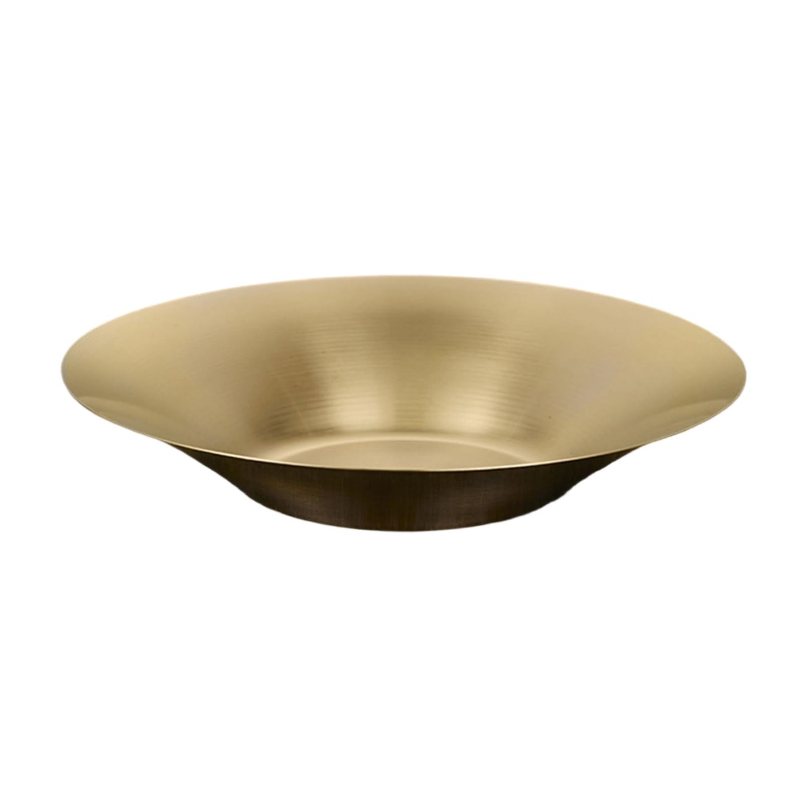 APGLSXY Practical Nonrust Steel Serving Platter Rustproof Circular Design Kitchens Dining Essential Round Serving Plate Easy Cleaning Nonrust Fruit Tray