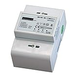 digitaler 3-Phasen Drehstromzähler mit mechanischem Rollenzählwerk, MID geeicht, 400V 80A