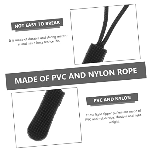NUOBESTY 50Pcs Sacos De Puxar Com Zíper Acessórios De Pvc