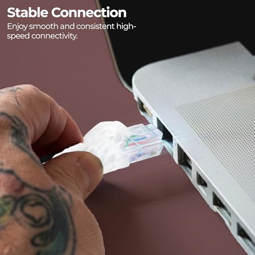 Image of Zebronics Cat 6 Ethernet Cable, 10 Gbps, 1.5 Meter, UTP, RJ45 LAN Cable, for Routers, POE Switch, IP Phones, PC & Laptops (PC4PCAT6, 1.5M)