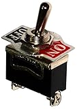 Interruptor de palanca ON-OFF AERZETIX: Interruptor conmutador de palanca SPST ON-OFF 15A/250V, 2 posiciones C10654