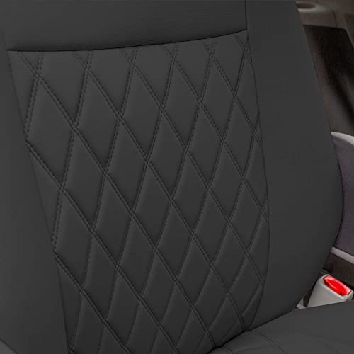 FH Group Custom Fit Car Seat Covers Specifically Made for 2011-2020 Toyota Sienna 7-8 Seater with Ultraflex Neoprene Water Resistant Automotive Seat Covers - Front Set Black by FH Group - Used condition - Image 5