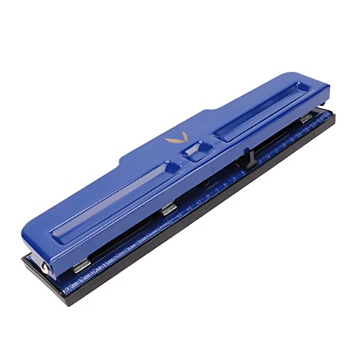 Perfurador de papel de 4 furos 7mm marcação 10 páginas perfurador de escala marcação perfurador máqu