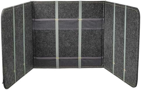 Séparateur de bureau acoustique, pliable - Barrière portable - Ré...