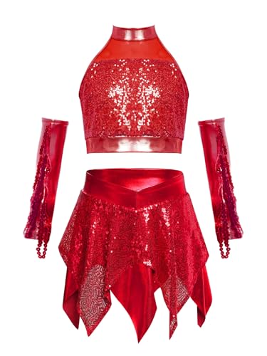 Costume danse jazz filles à ceinture élastique confortable et diamants brillants