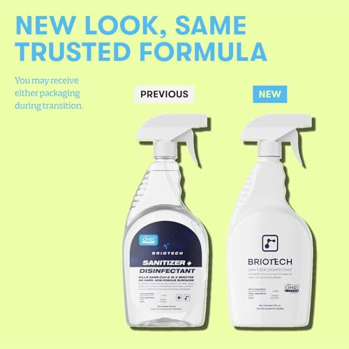 BRIOTECH Sanitizer Disinfectant Hypochlorous Spray, Kill 99.99% of Viruses & Bacteria, Control Mold, Eliminate Odor, Gentle for Nursery & Play Rooms, Food Contact Surface Sanitizer, 32 fl oz - Image 5