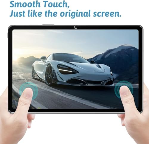GOZOPO Screen Protector for Samsung Galaxy Tab S10 Lite / S10 FE / S9 FE 5G 10.9 inch / S9 11 inch, 9H Tempered Glass Film with Easy Installation Frame, HD Clear/Anti Scratch, 2-Pack by GOZOPO - Image 7