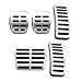 Car Pedal Cover Fit For Polo Fit For Golf 4 Fit For Bora RSi GTI R32 A3 Fit For Seat Leon 1m Toledo 1L LHD AT MT(AT Without Rest D)