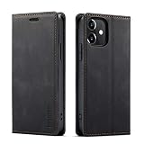 japezop iPhone 12 Mini Case, iPhone 12 Mini Wallet Case with Card Holder RFID Blocking Kickstand Mag