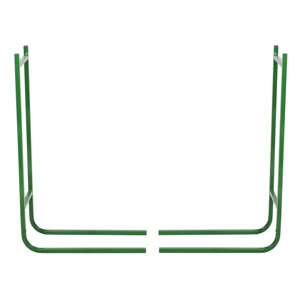 Ribimex PRIRB095 Portalegna a Due Elementi, Altezza 95 cm, Verde