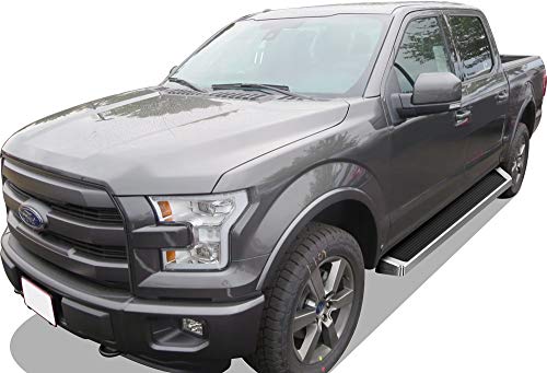 Aps Iboard Running Boards Style Compatible With Ford F150 2015-2023 Supercrew Cab & F150 Lightning 2022-2023 & F-250 F-350 Super Duty 2017-2022 Crew Cab (Nerf Bars Side Steps Side Bars) #TOP5