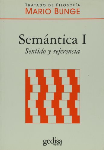 Portada de Semántica I. Sentido y referencia