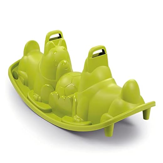 Smoby- Balancín Infantil Perro Verde (830201), Color