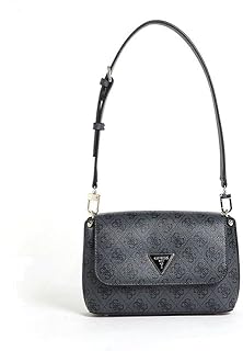 Meridian Shoulder Bag, Black Monogram Pattern, GB119
