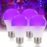 [pour toutes sortes de scènes] l'ampoule NOIRE UV convient à des occasions telles que Noël, Halloween, fête, Aquarium, Groupe et art corporel. Elle peut créer une atmosphère dramatique, en particulier pour les objets fluorescents.