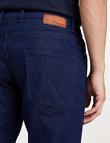 Image of Amazon Brand - Symbol Men's Relaxed Fit Mid Rise Jeans