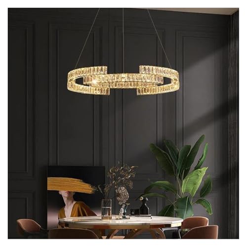 Lustre en cristal moderne pour salon et décoration d'intérieur cosy