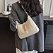 CanVia Mini Ladies Shoulder Bag, Underarm Bag, Cute Handbag, French Fashion Purse For women, Tote bag For Women (White)