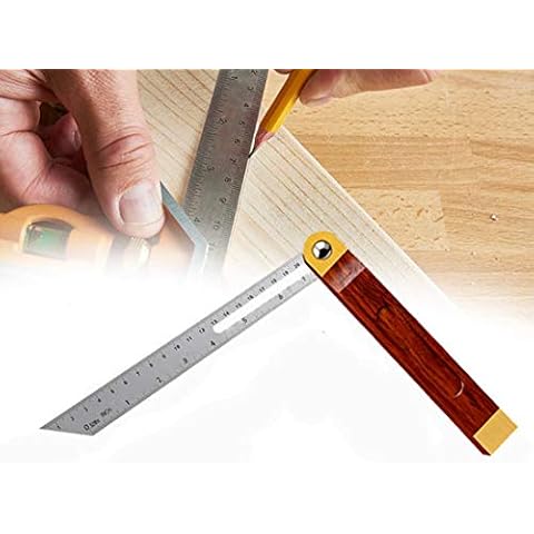 360 Degree Sliding T-Bevel Carpenters Angle Finder, Angle Ruler Wood Bevel Protractor Tool, 7Inch Cover