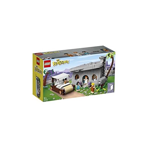 LEGO Ideas - The Flintstones, Set de Construcción de Los Picapiedra, Incluye Minifiguras de los Personajes Pedro Picapiedra, Pablo Marmol, Vilma y Betty (21316)