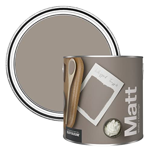 Rust-Oleum Colours Matt Emulsion Wall and Ceiling Paint - Whipped Truffle 2.5L