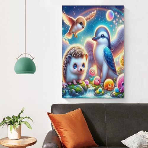 Image sur toile hérisson idée cadeau crémaillère et chambre