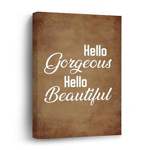 Plaque murale rustique Hello Gorgeous pour créer un cocon de douceur