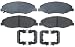 ACDelco 17D1332CH Professional Ceramic Front Disc Brake Pad Set