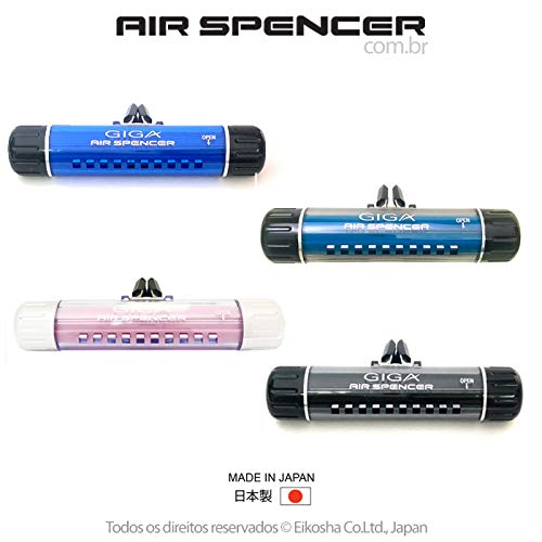Kit Aromatizador Air spencer Green Breeze Perfume de carro Importado Japão Cheirinho purificador