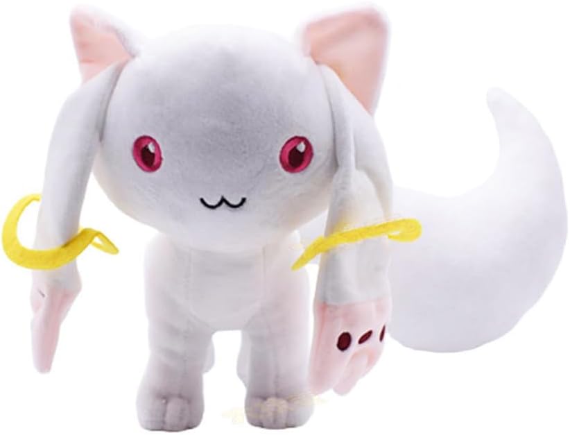 KanameMadoka Soft Figure Anime Kyuubey Stuffed Animal Pillow Okashi no Majo Figurine Hug Pillow Home Decoration