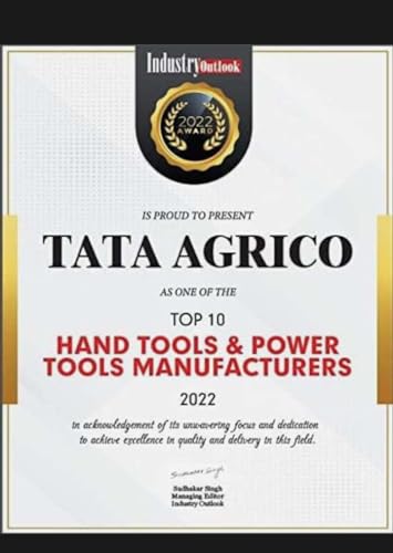 Image of Tata Agrico Ring Spanner (18 x 19) mm Matte Finish Chrome Vanadium Steel Shallow Offset Ring Spanner Set Anti-Slip & Anti-Corrosion