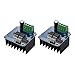 KEAcvise 2-Pieces Set of BTS7960 43A High-Power Motor Driver Modules, Ideal for Arduino with Current Limiting Function and Suitable as Smart Car Driver Modules
