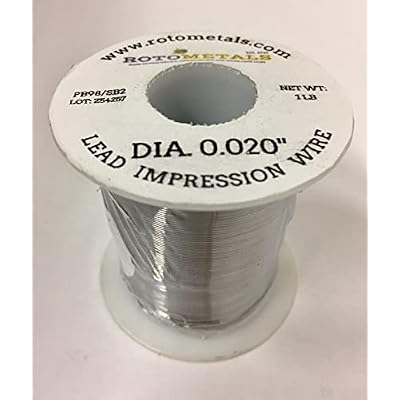 Lead Impression Wire .020 inch Diameter - 1 Pound Spool