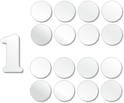 Miniatura 9 de Globos acrílicos en blanco, 17 tarjetas de globos de hitos de primer año para accesorios de fotos de bebé, baby shower, regalo de bebé, recuerdo de