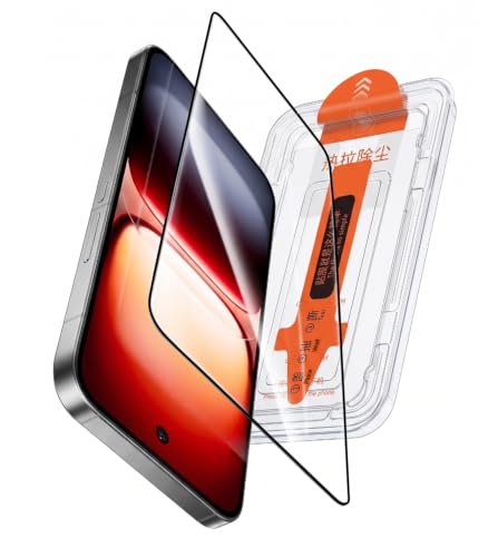 Image of Lensarmor EZ Fit Compatible with iQOO 15 Tempered Glass Screen Protector, 9H+, Military Grade, Ultrasonic Fingerprint Compatible, Easy Installation Tray, Re-Register Biometrics, HD Clear & Case Friendly