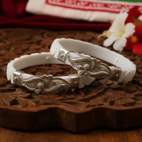 Image of Parasmoni silver bangels for womens