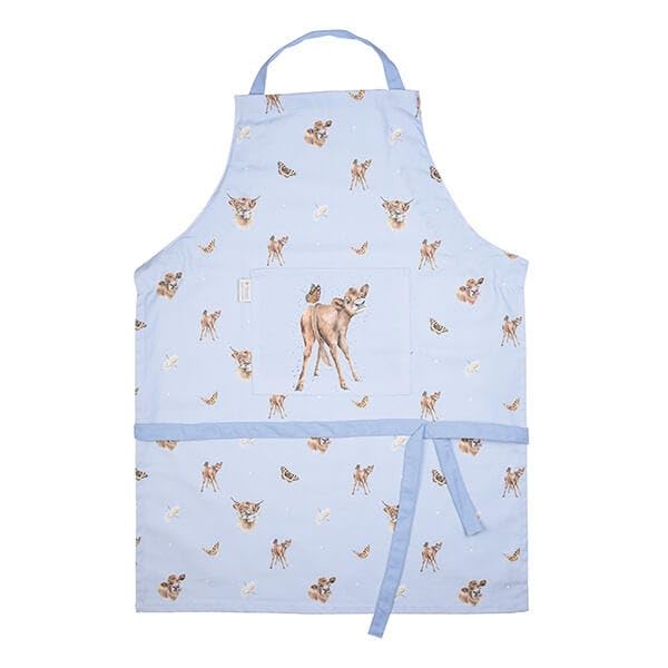 Wrendale Designs Cow Farmyard Friends Apron, White