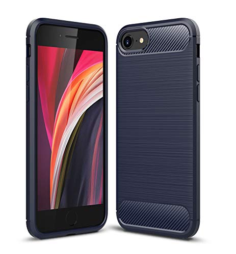 Coque iPhone 7 antichoc avec protection anti-rayures bleue SE 2020