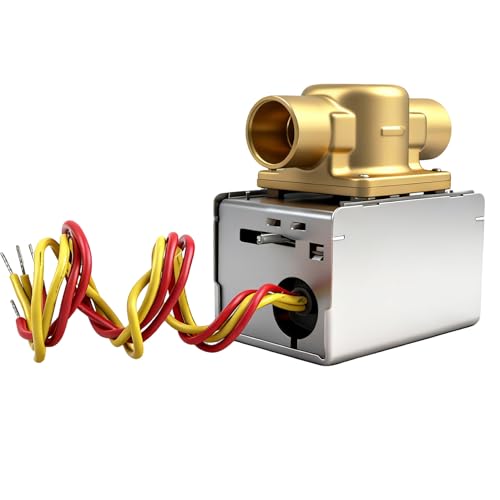 For Honeywell V8043E1012 3/4" Sweat Zone Valve, Replace for Honeywell GID-661677 Zone Valve/Zone Actuator,18" Leads Connection, 2-Way 4-Wire Thermostat Control and An End Switch,10 Years Warranty
