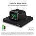 Belkin Apple Watch Charger - Fast Wireless Charging Pad - Travel Charger with Nightstand Mode W/USB-C Cable Included for Apple Watch (Compatible with All Models) - Black