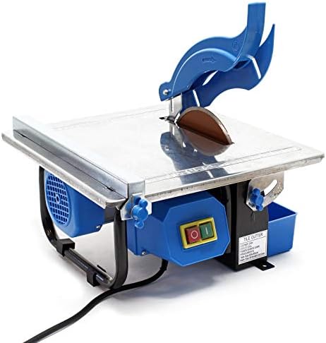 Bild 2 - Wiltec Fliesenschneider elektrisch 600 W bis 34 mm Fliesenstärke, Nassschneider Fliesensäge mit neigbarer Auflage