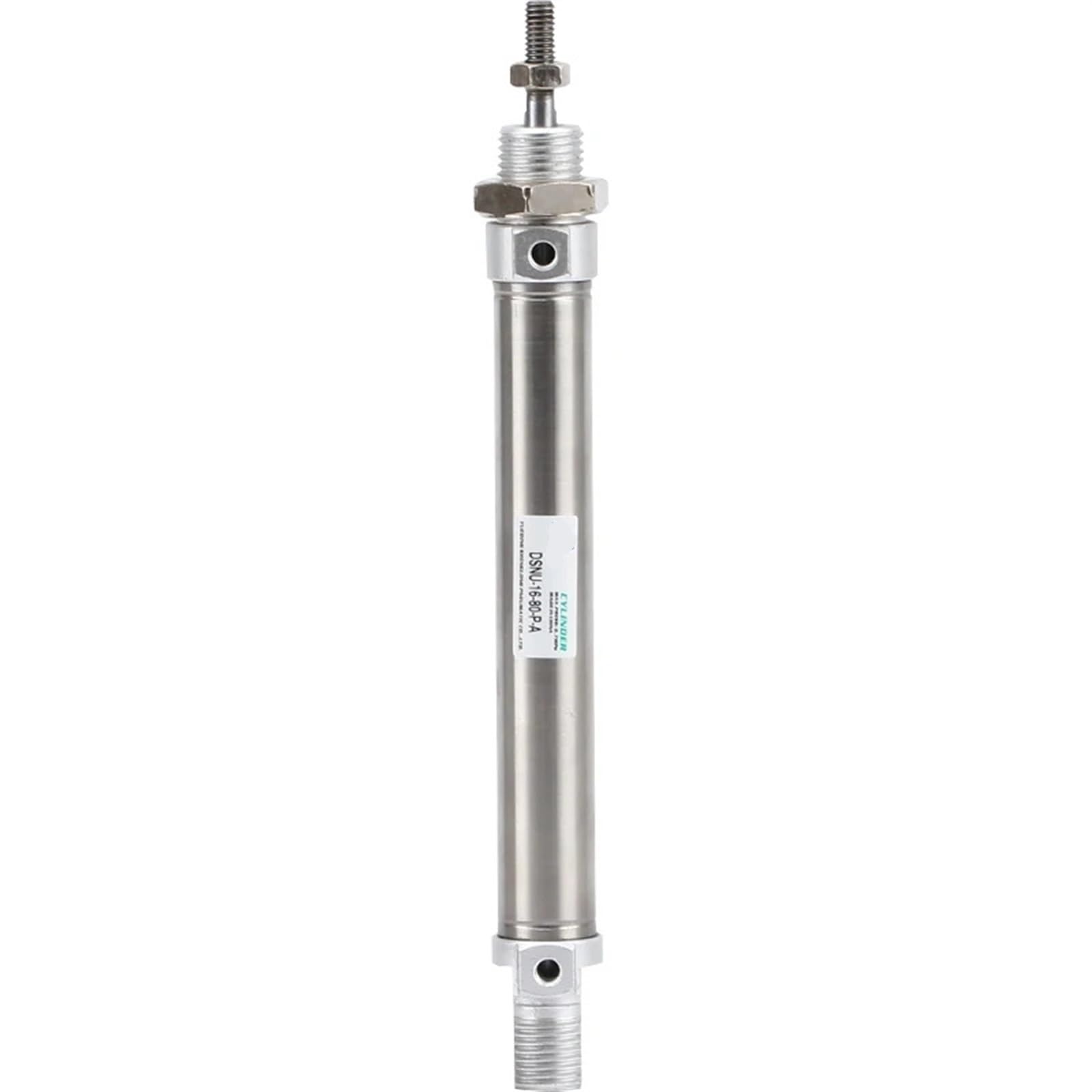 Cylindre pneumatique ESN-12 en acier inoxydable à rappel à ressort