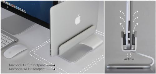 Rain Design, Inc. 10038 mTower Vertical Laptop Stand - Space Grey