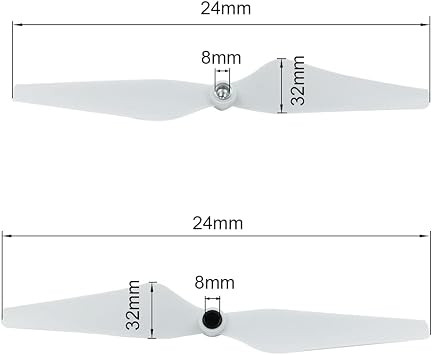 FLYPIG 9450 Self-Tightening Drone Propellers CW+CCW for DJI Phantom 3 | fits P3 Pro, P2/2 Vision, FC40, E300, Professional, Advanced, Standard, Low Noise, Self-Locking Quadcopter Blade, 4 Pairs