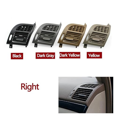 Rejilla de ventilación para Benz Clase E W211 2003-2008, panel izquierdo gris oscuro 4